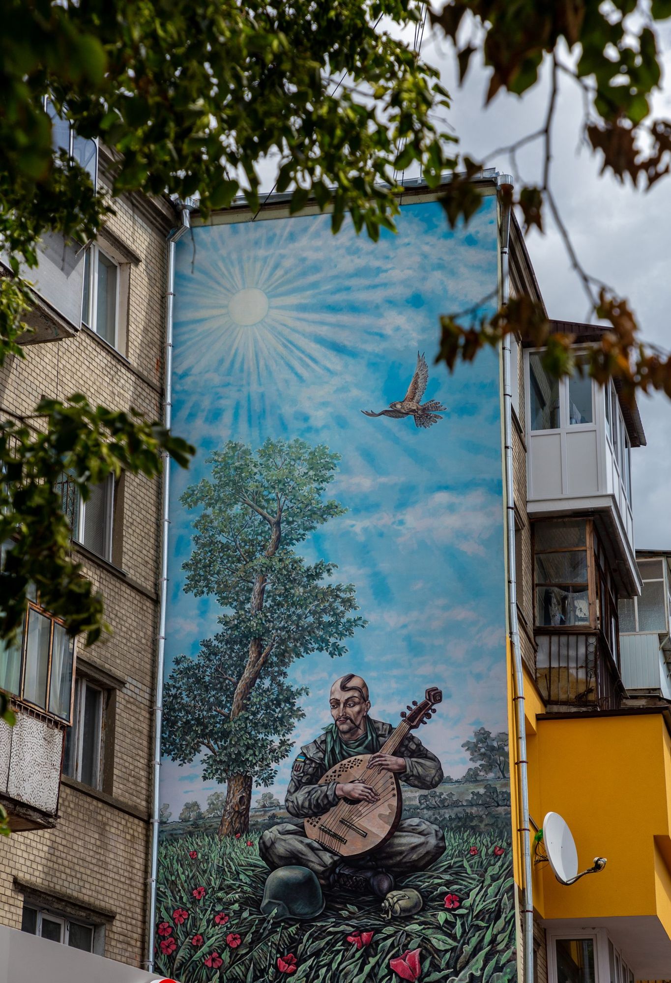 Mural The Cossack-Kobzar